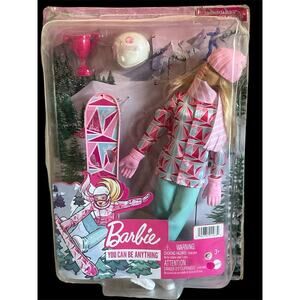 BARBIE You Can Be Anything SNOWBOARDER